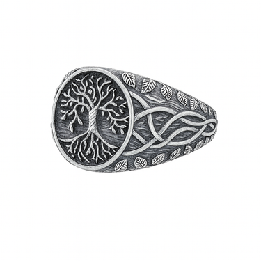 Spiritual Ring of the Tree of Life Silver 950